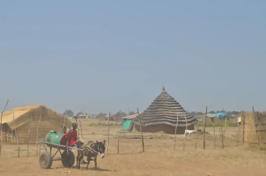 Vue d’archive de la ville d’Abyei
