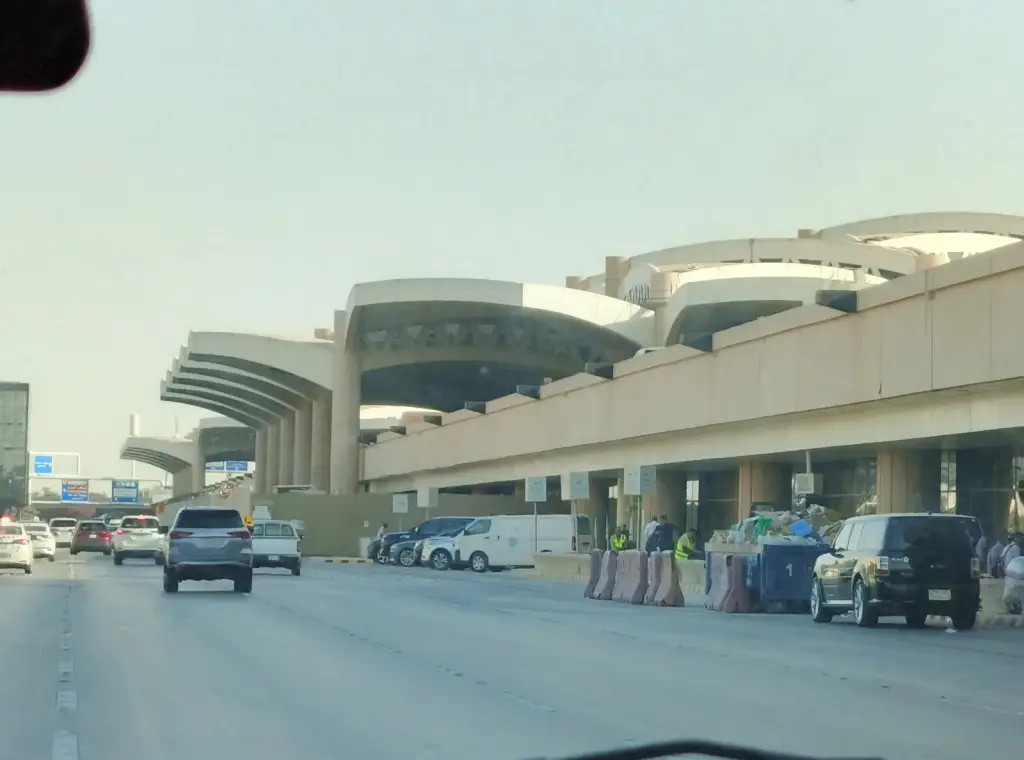 Terminal de l’aéroport international du roi Khaled à Riyad