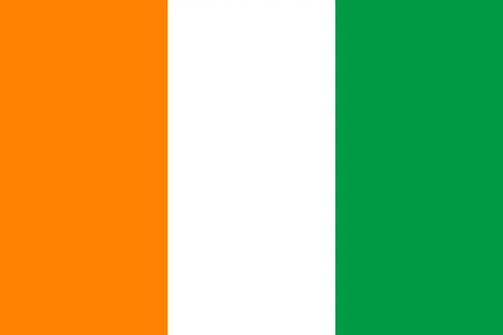 Drapeau de la Côte d’Ivoire, illustration du match nul de l’AFAD