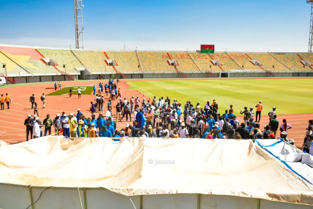 Vue du Stade du 4-Août à Ouagadougou