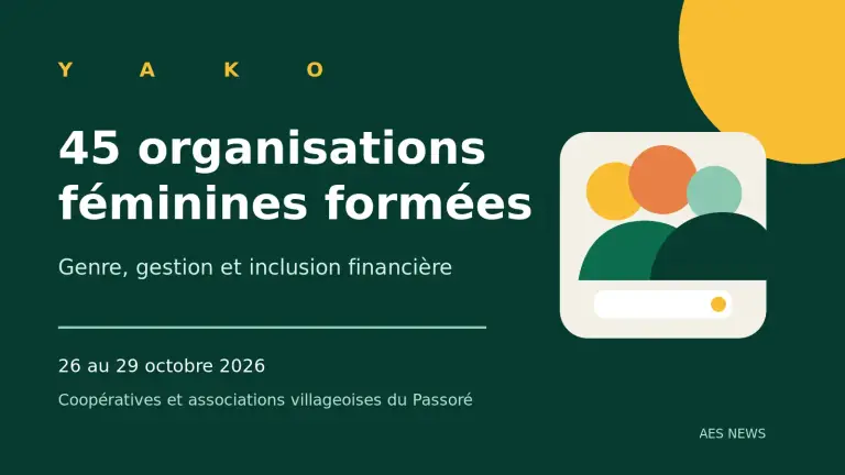 À Yako, 45 organisations féminines renforcent leur gestion financière