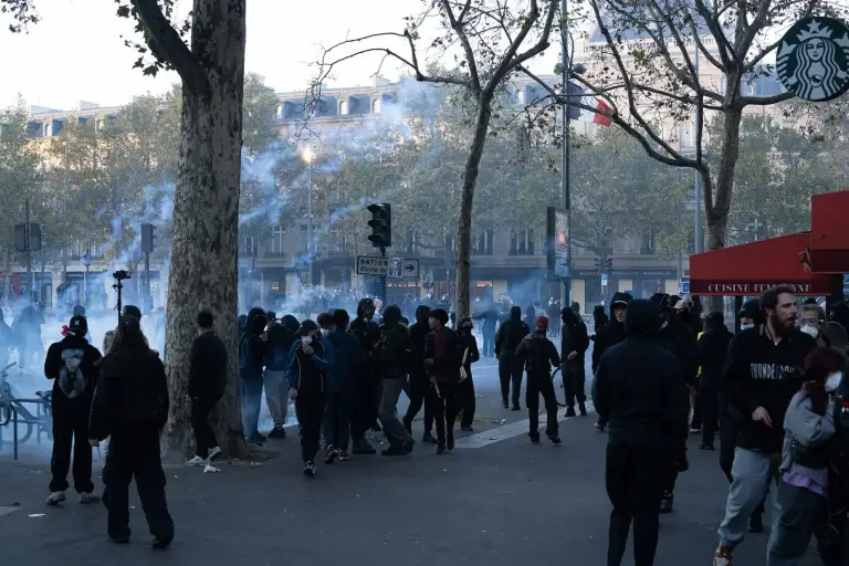 France, 1 314 arrestations après une nouvelle journée de manifestations
