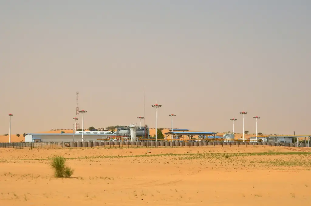 Installations pétrolières de CNPC Niger dans le bloc d’Agadem en 2019