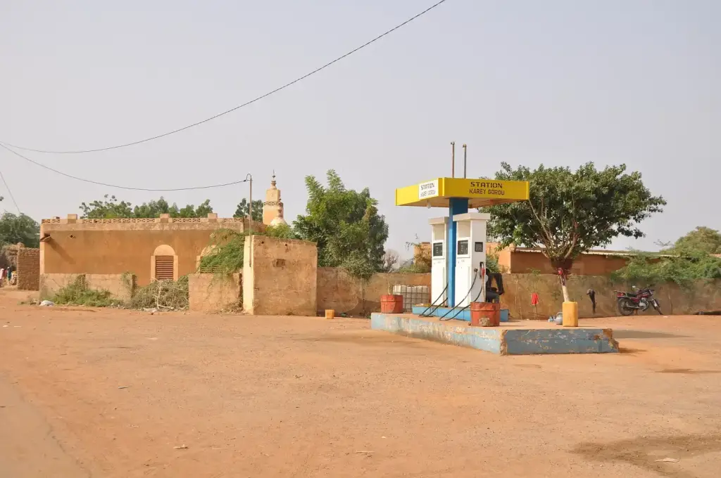 Une station-service à Karey Gorou près de Niamey en 2020, photographie d’archives