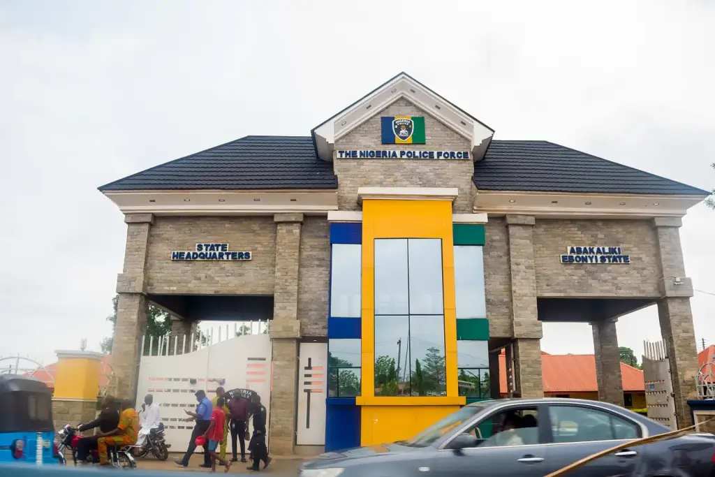 Bâtiment du quartier général de la police nigériane à Abakaliki